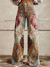 Maja | Boho Vintage Byxor med vida ben